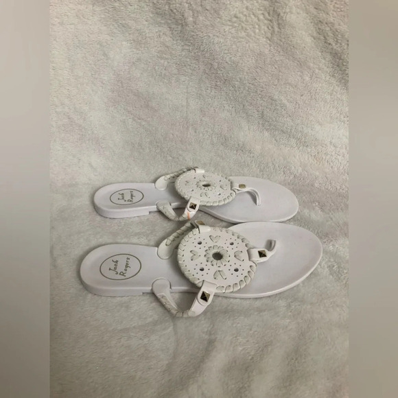 New! Jack Rogers Georgica jelly waterproof thong sandals rogers #1 - Picture 8 of 8